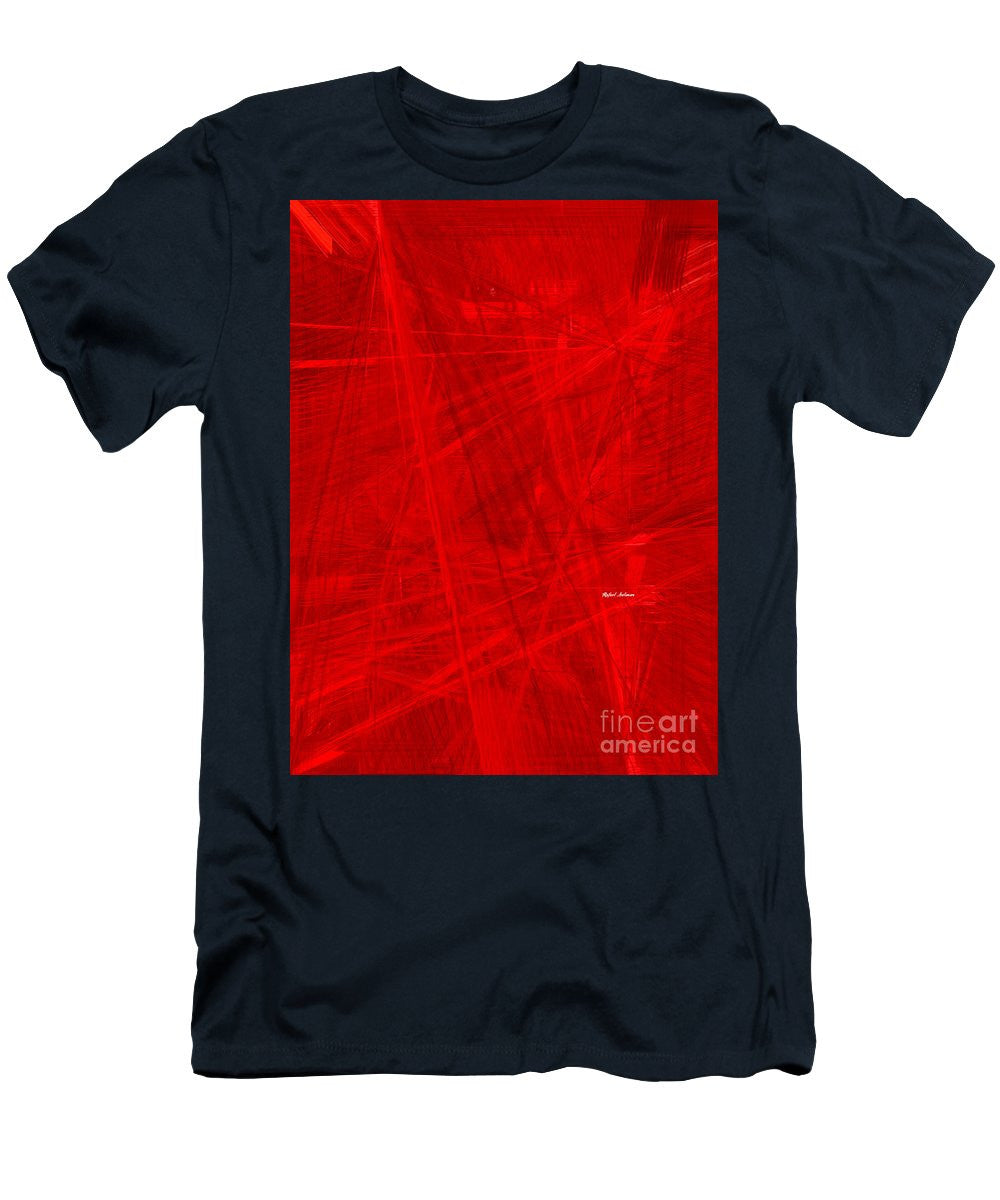 T-shirt pour homme (coupe ajustée) - Burst Of Red