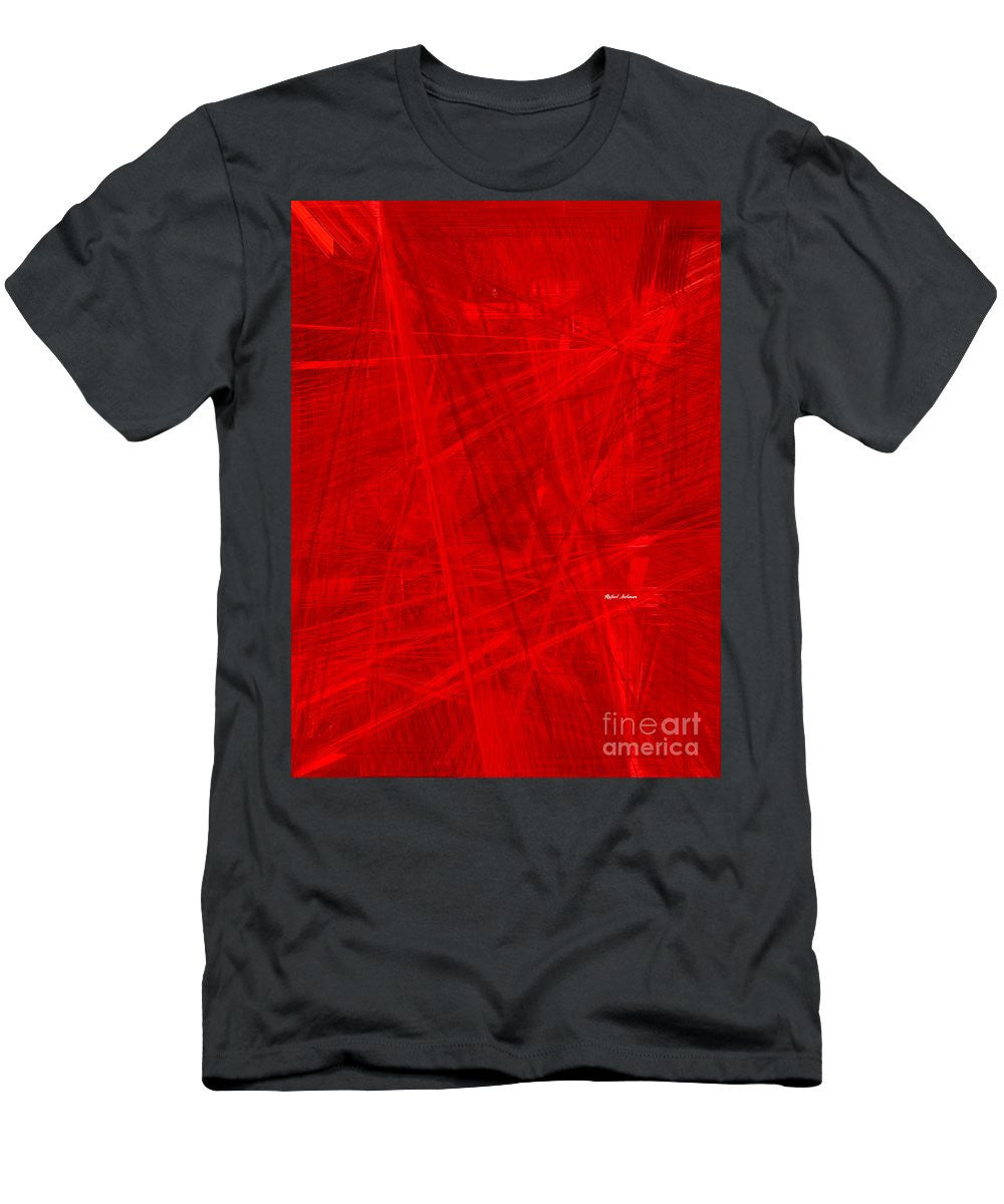 T-shirt pour homme (coupe ajustée) - Burst Of Red