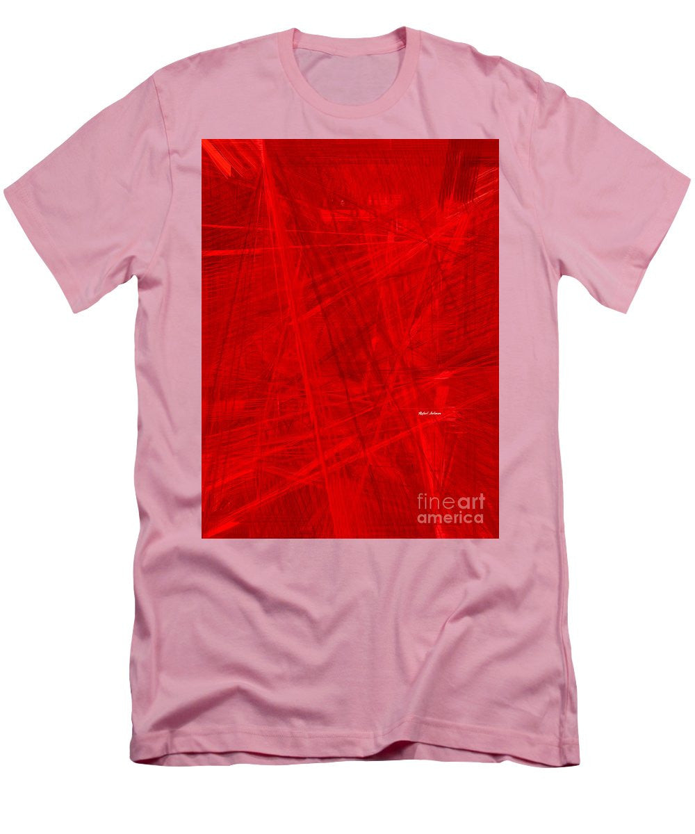 T-shirt pour homme (coupe ajustée) - Burst Of Red