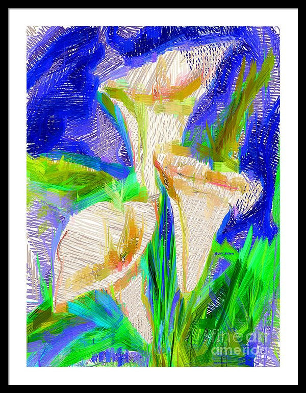 Framed Print - Cala Lillies