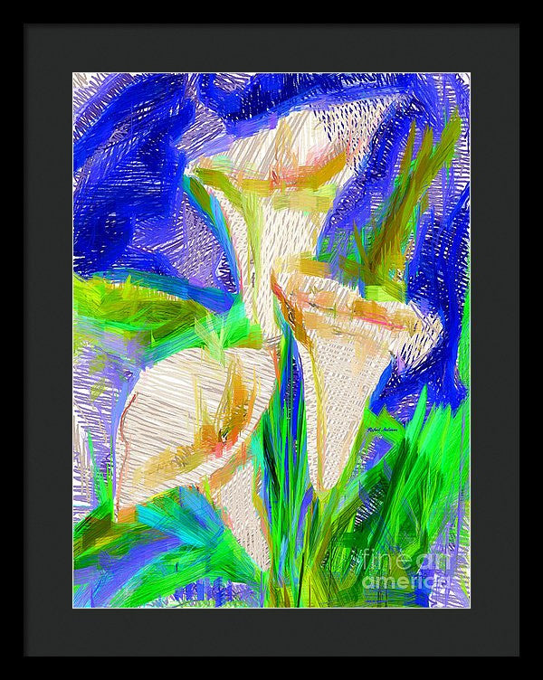 Framed Print - Cala Lillies