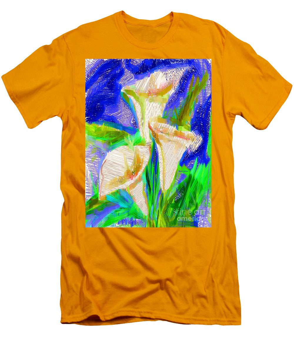 T-shirt pour homme (coupe ajustée) - Cala Lillies