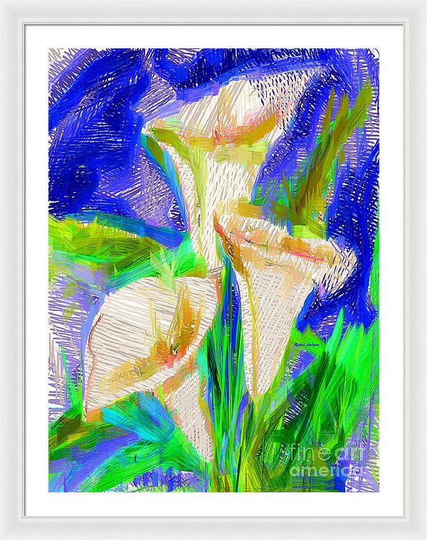 Framed Print - Cala Lillies