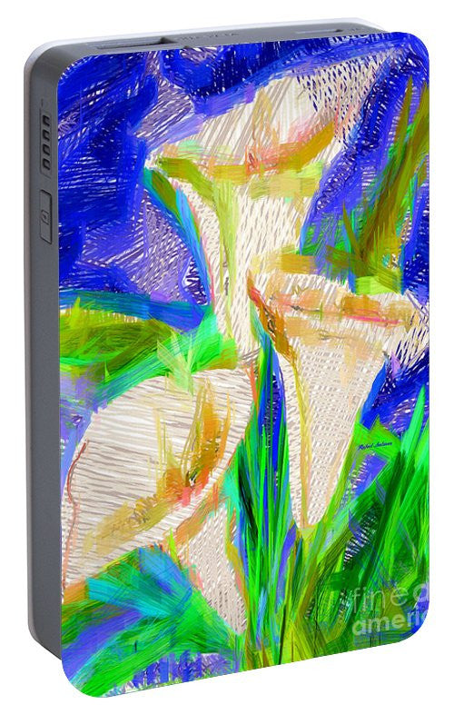 Portable Battery Charger - Cala Lillies