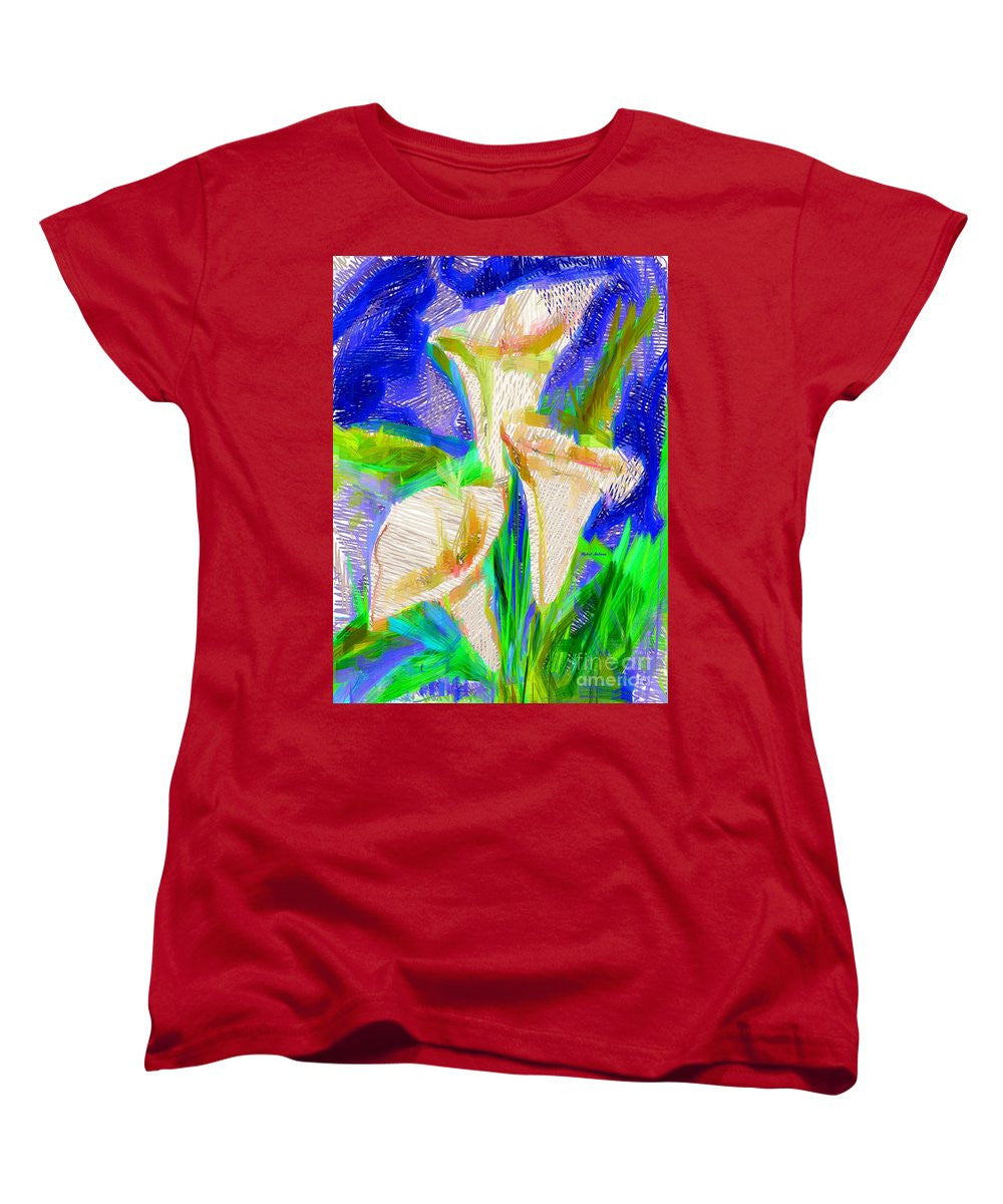 T-shirt pour femme (coupe standard) - Cala Lillies