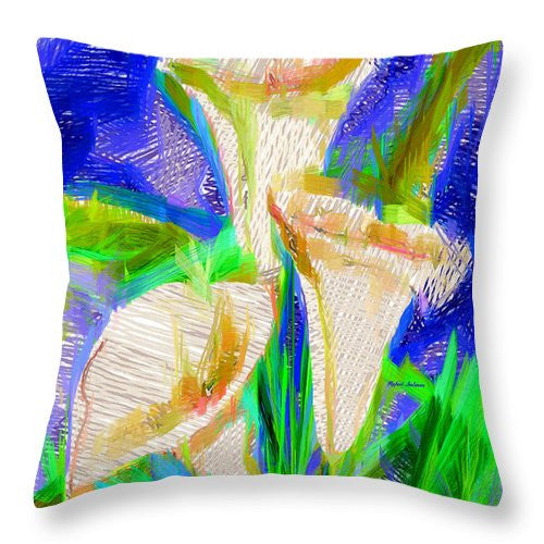 Throw Pillow - Cala Lillies