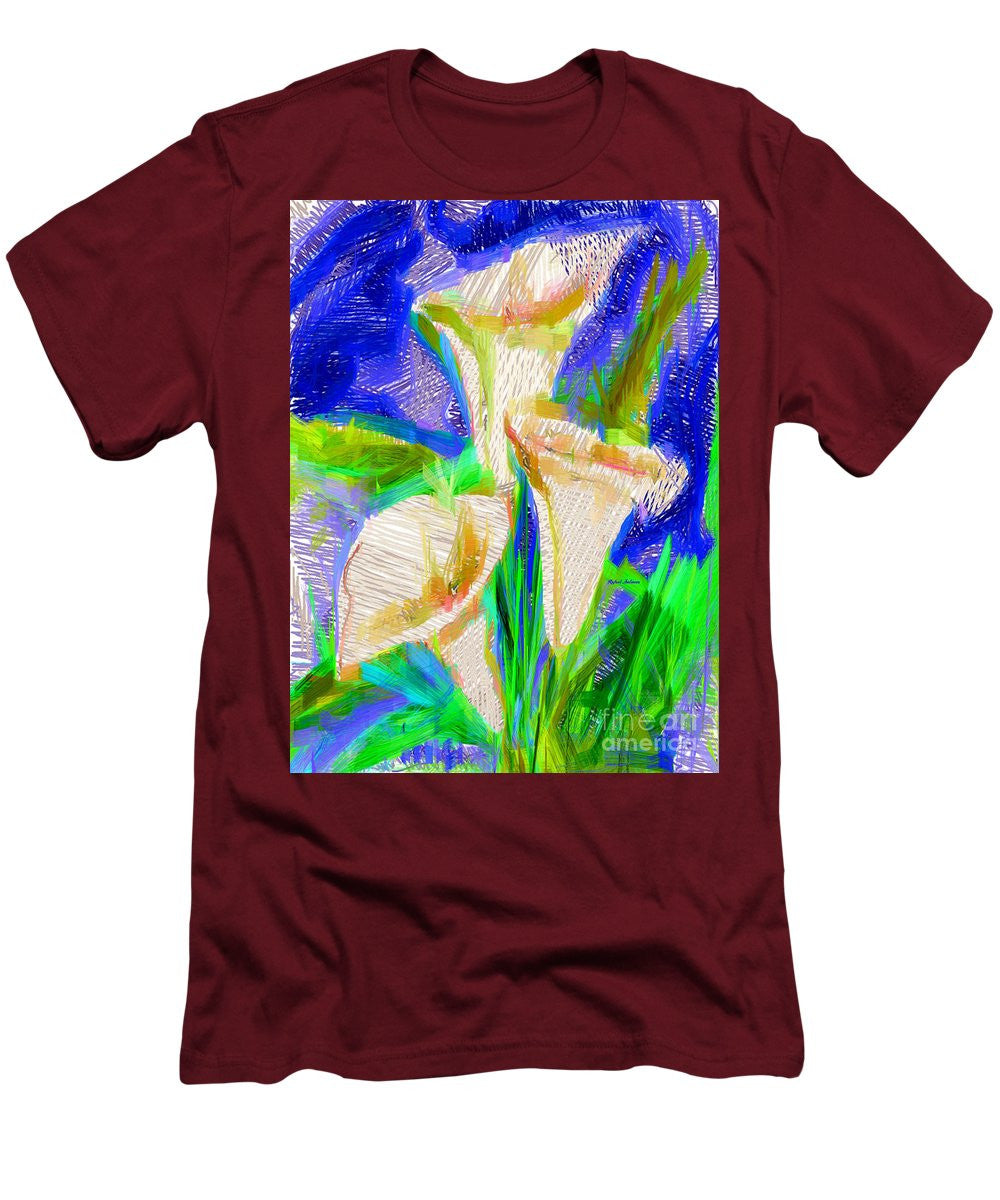 T-shirt pour homme (coupe ajustée) - Cala Lillies