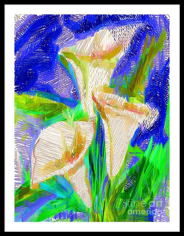 Framed Print - Cala Lillies