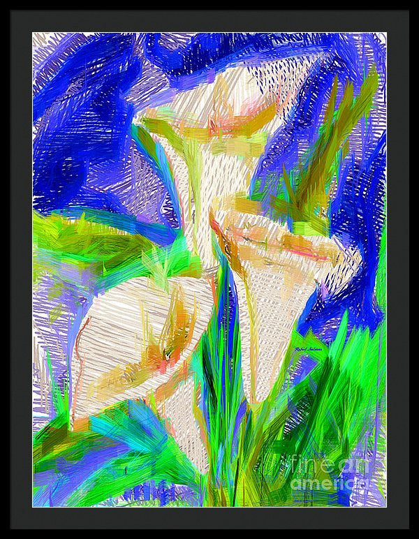 Framed Print - Cala Lillies