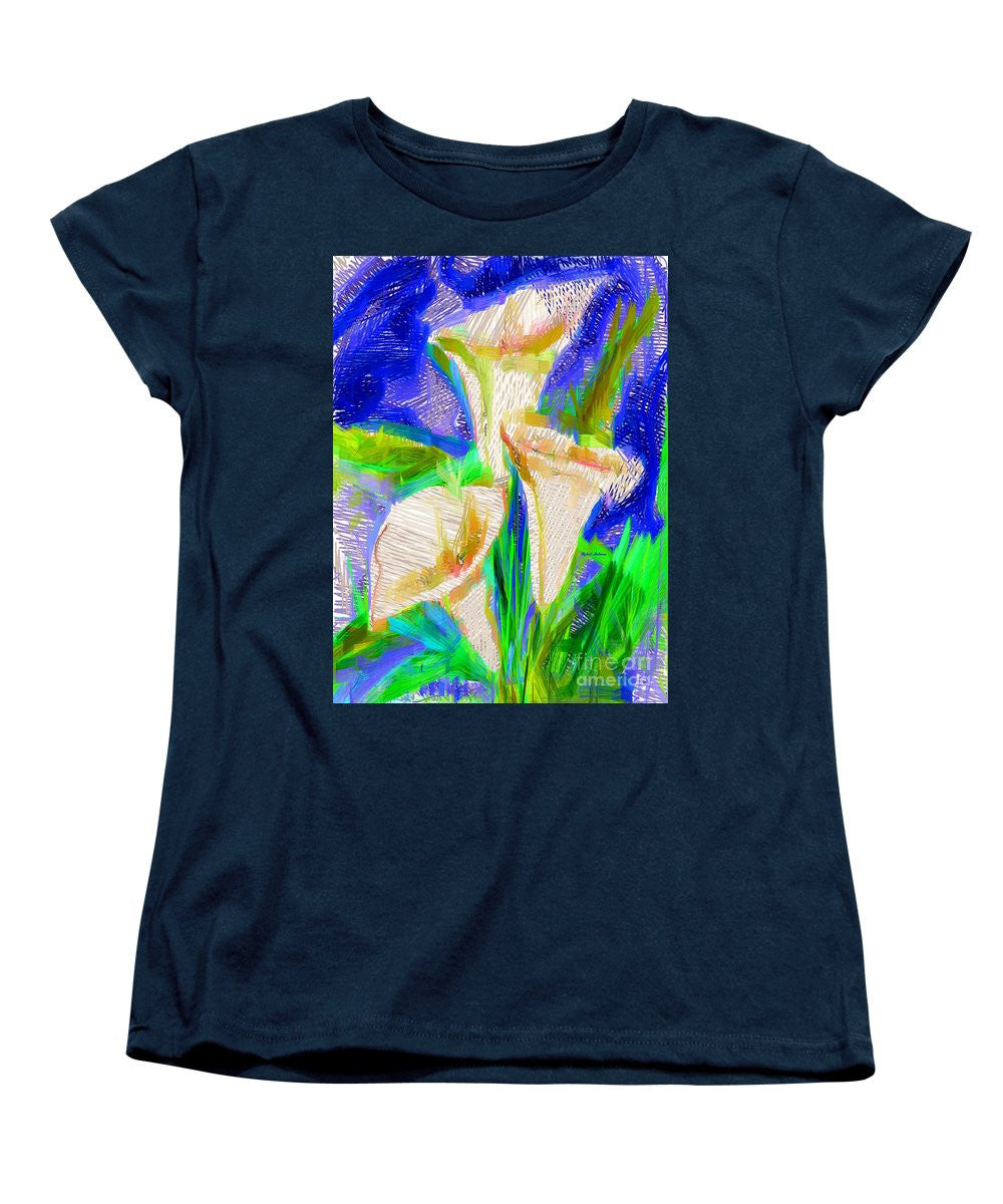 T-shirt pour femme (coupe standard) - Cala Lillies