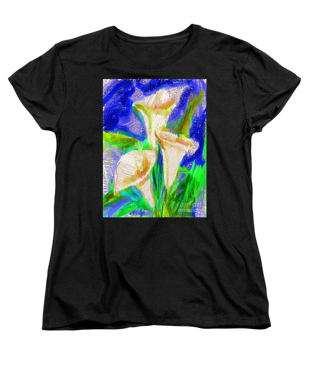 T-shirt pour femme (coupe standard) - Cala Lillies