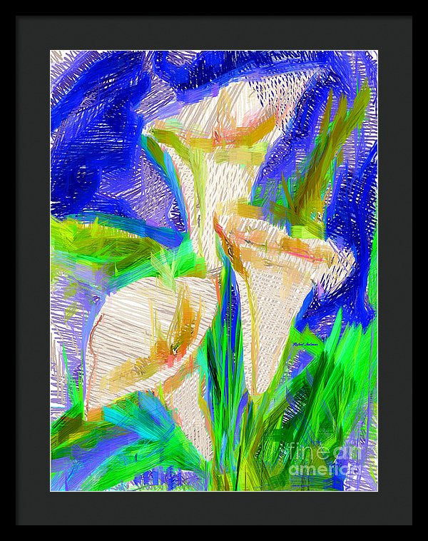 Framed Print - Cala Lillies