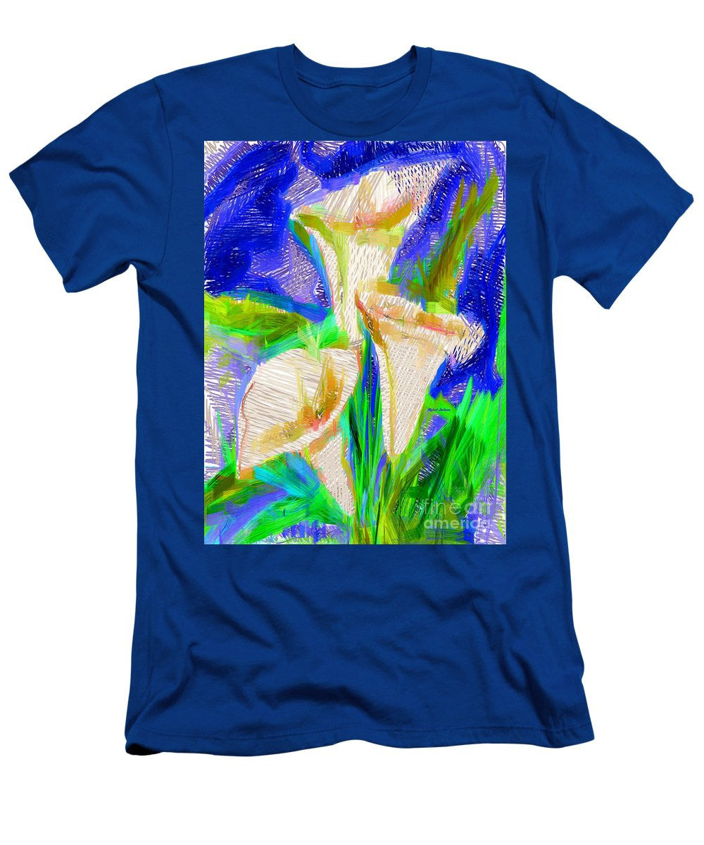 T-shirt pour homme (coupe ajustée) - Cala Lillies