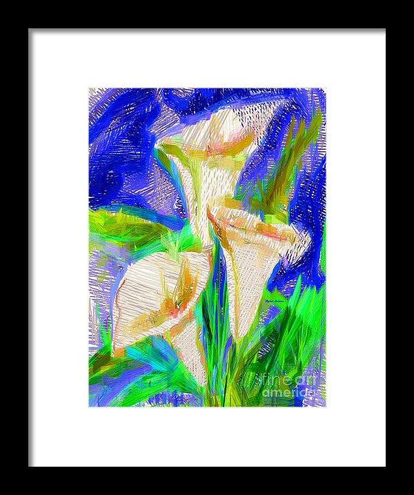 Framed Print - Cala Lillies