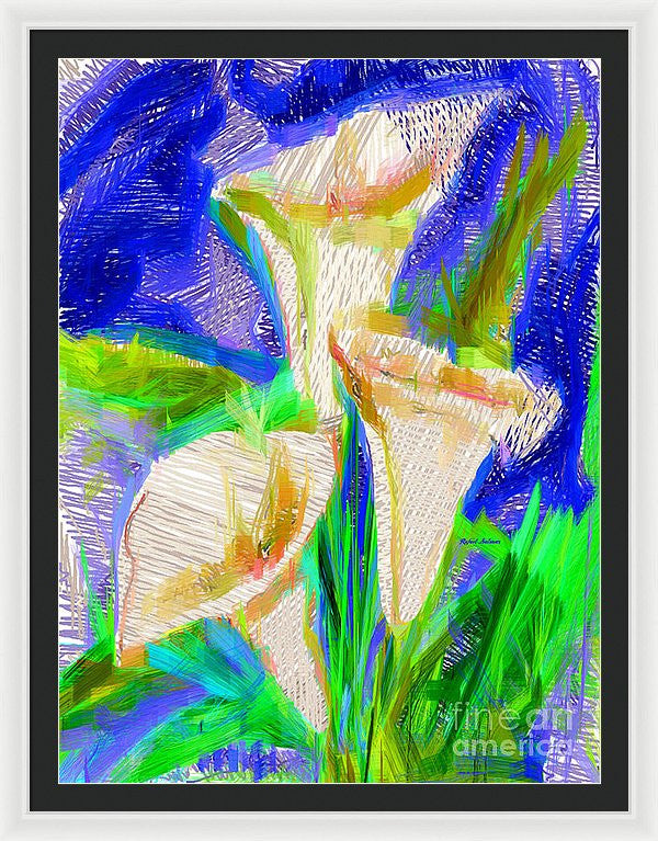 Framed Print - Cala Lillies