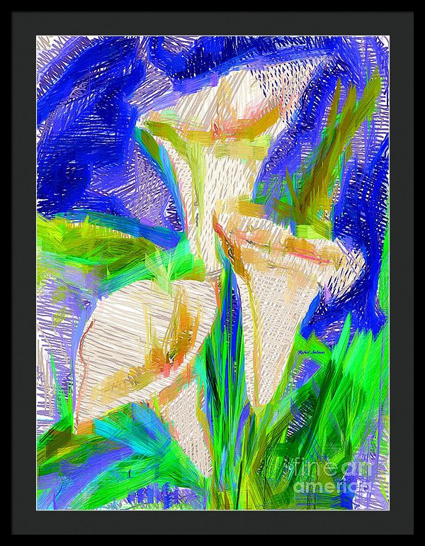 Framed Print - Cala Lillies