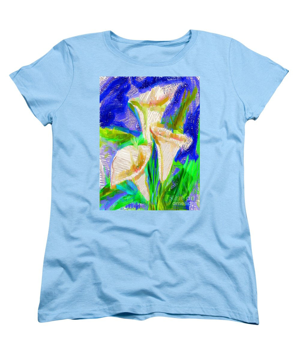 T-shirt pour femme (coupe standard) - Cala Lillies