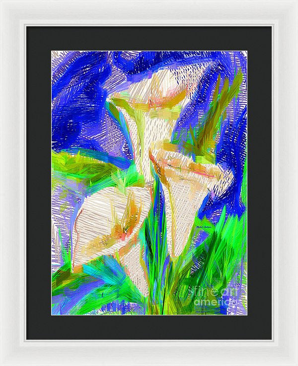 Framed Print - Cala Lillies