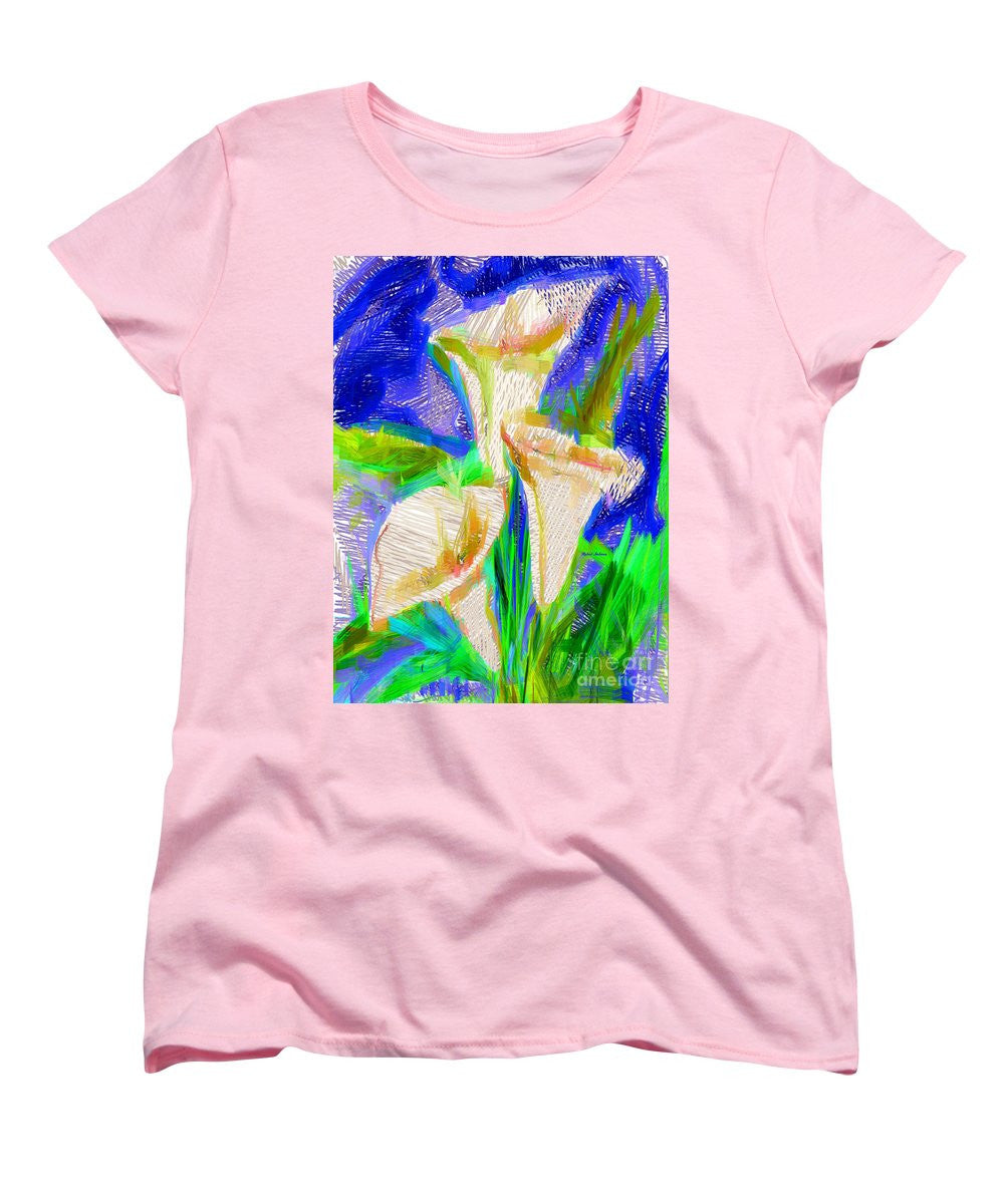 T-shirt pour femme (coupe standard) - Cala Lillies