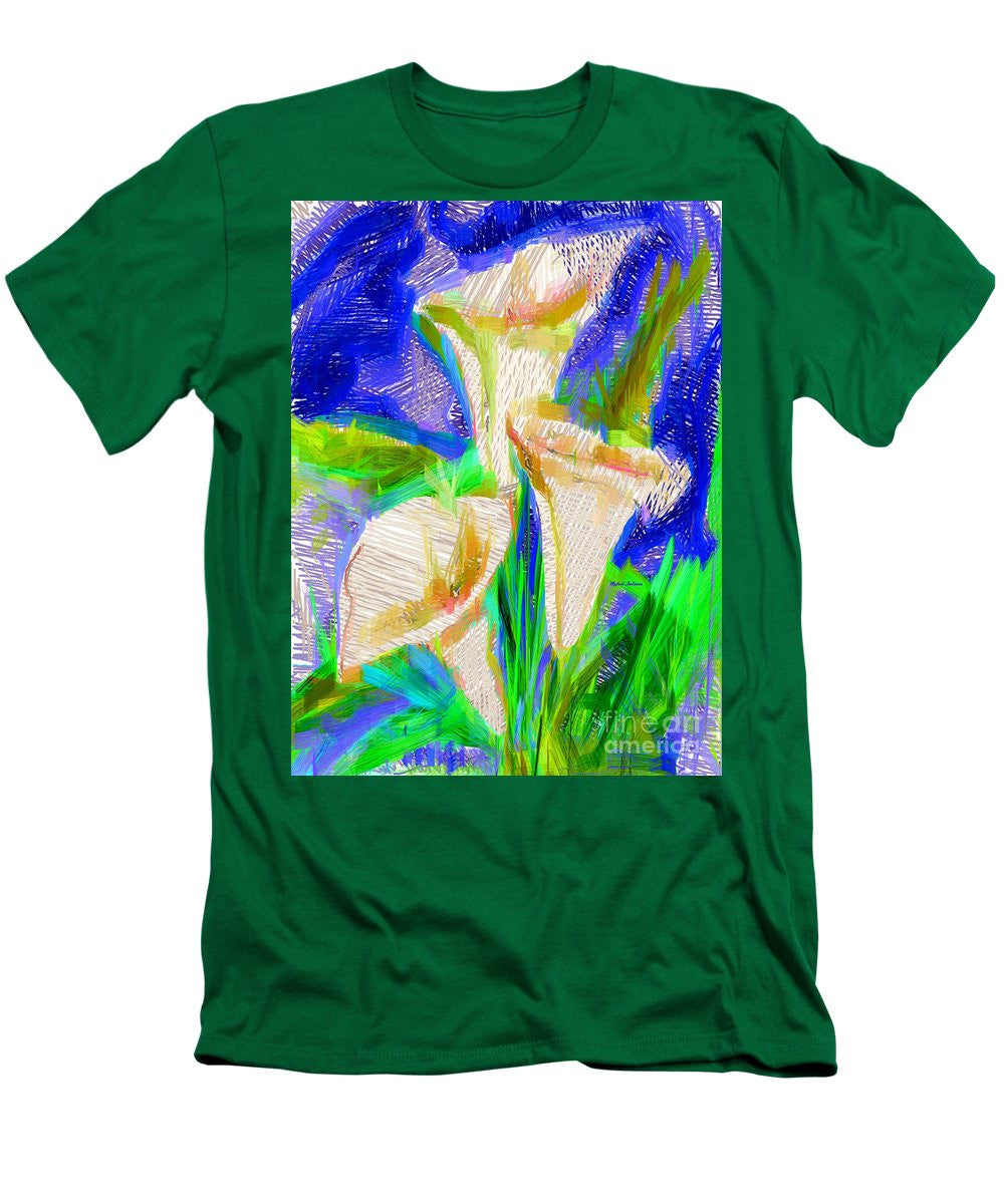 T-shirt pour homme (coupe ajustée) - Cala Lillies