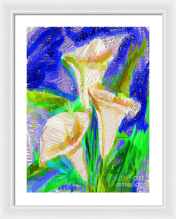 Framed Print - Cala Lillies