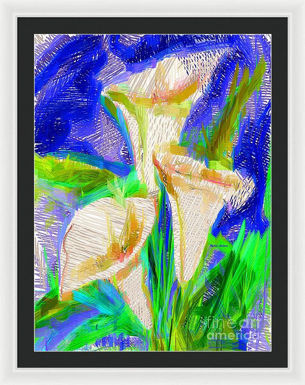 Framed Print - Cala Lillies