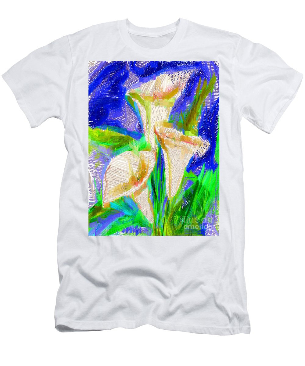 T-shirt pour homme (coupe ajustée) - Cala Lillies