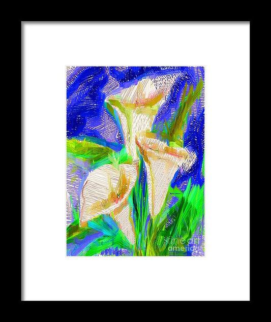 Framed Print - Cala Lillies