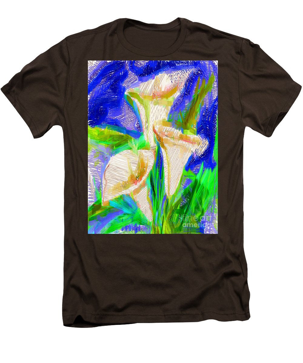 T-shirt pour homme (coupe ajustée) - Cala Lillies