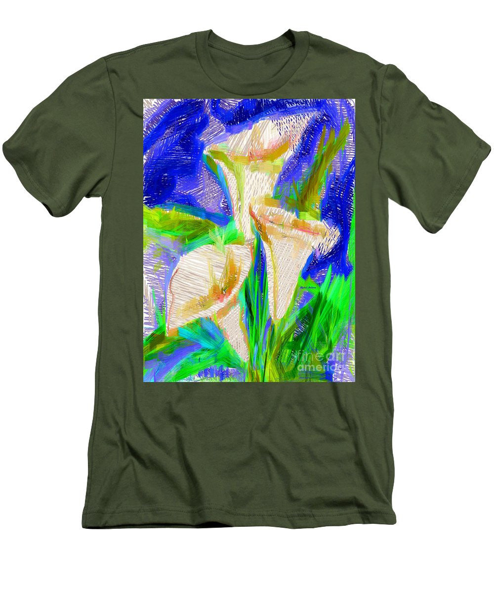 T-shirt pour homme (coupe ajustée) - Cala Lillies