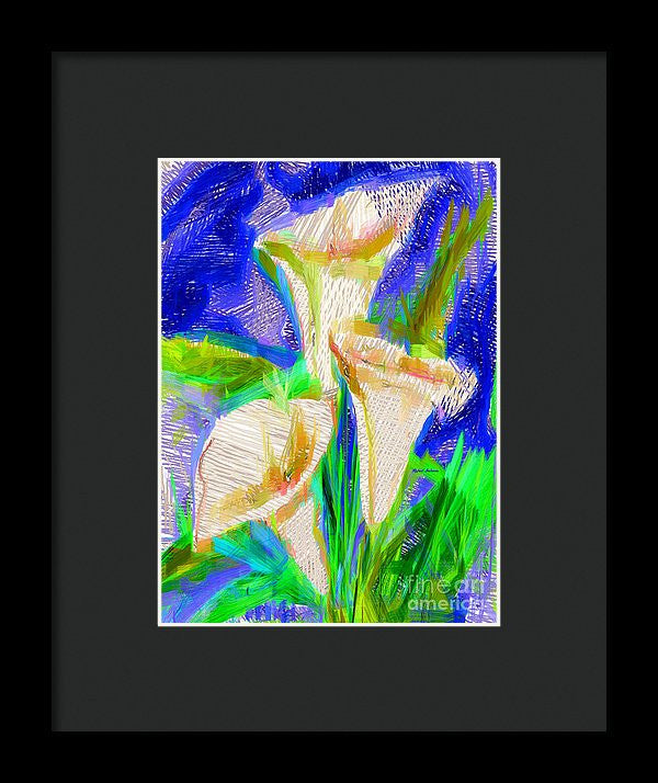 Framed Print - Cala Lillies