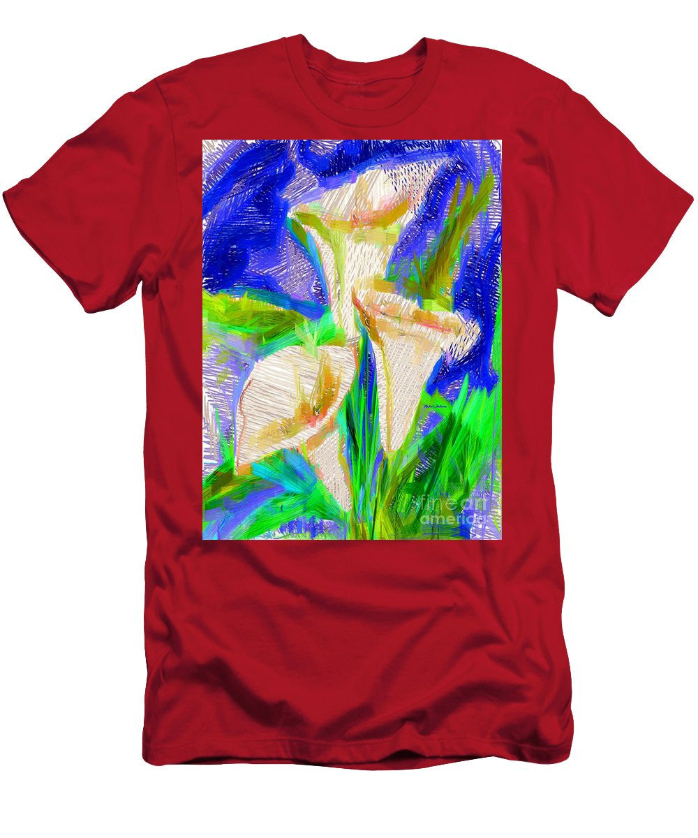 T-shirt pour homme (coupe ajustée) - Cala Lillies