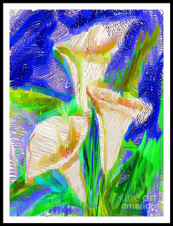 Framed Print - Cala Lillies