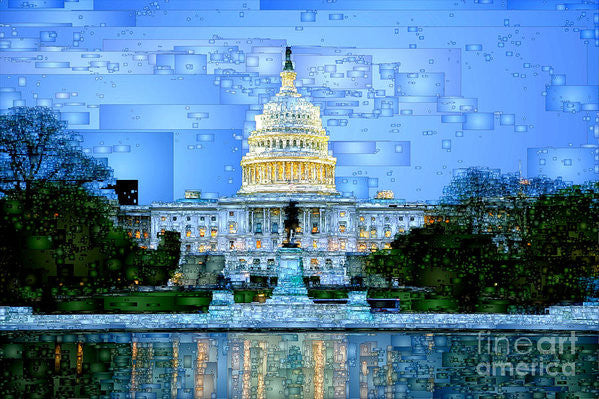 Art Print - Capitol In Washington D.c