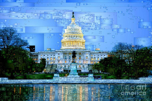 Art Print - Capitol In Washington D.c