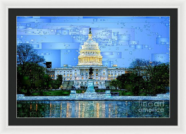 Framed Print - Capitol In Washington D.c