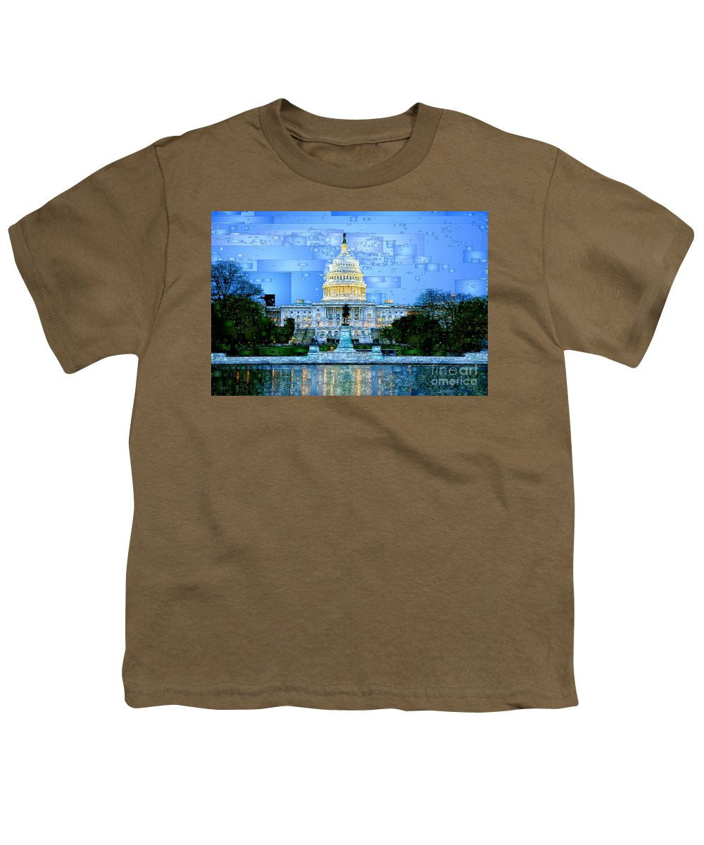 Youth T-Shirt - Capitol In Washington D.c