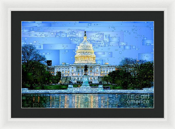 Framed Print - Capitol In Washington D.c