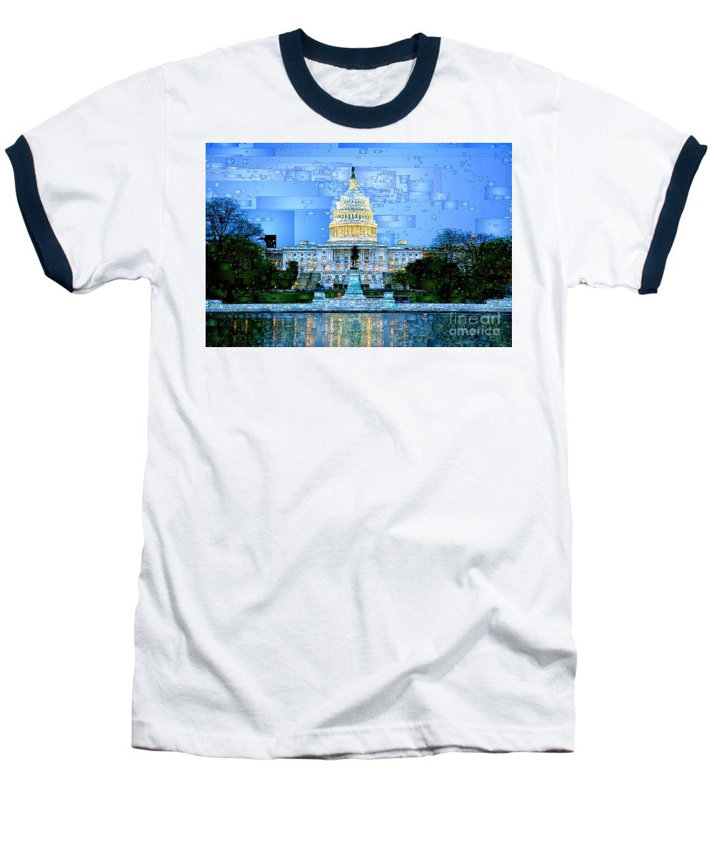 T-shirt de baseball - Capitole à Washington DC