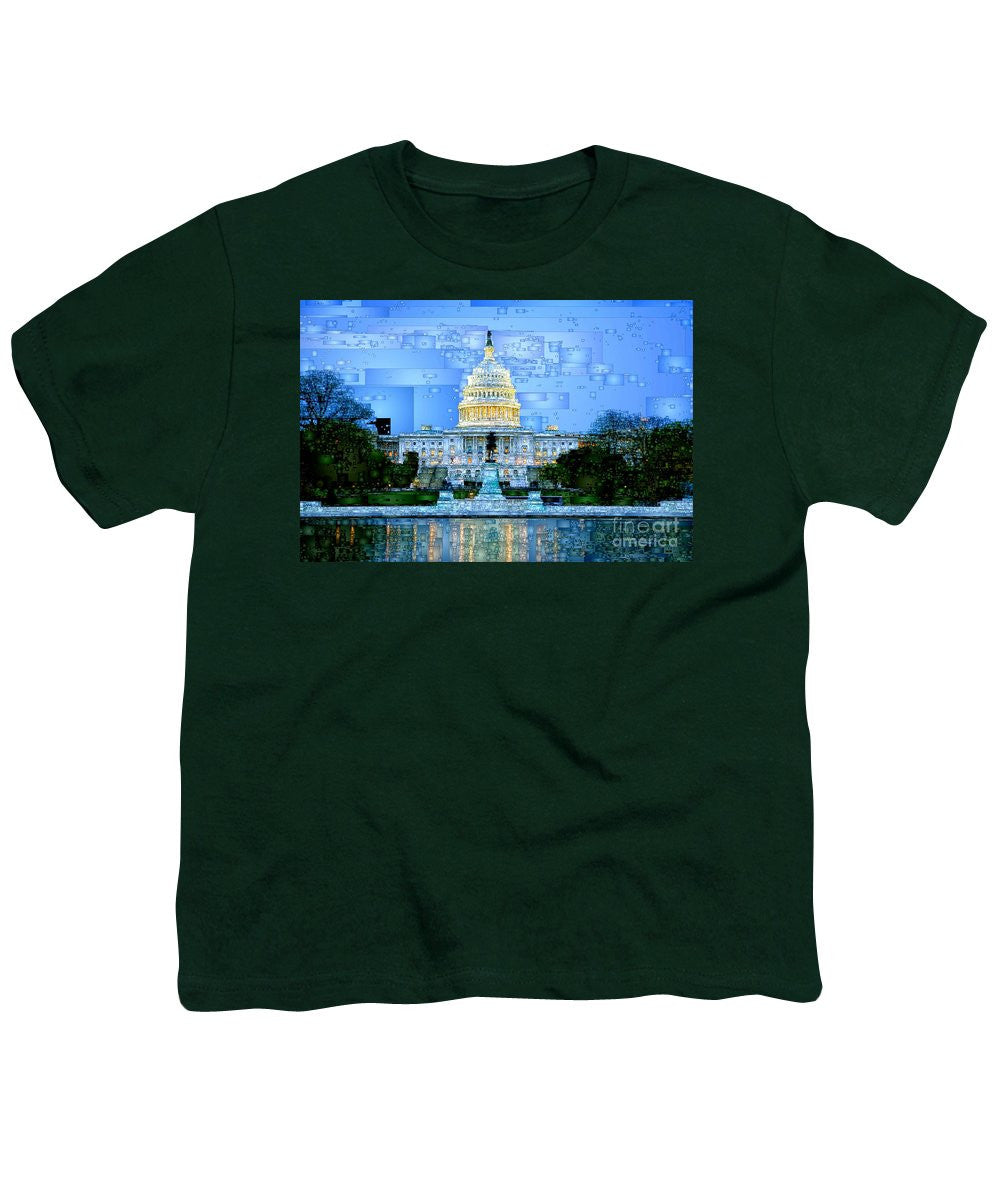 Youth T-Shirt - Capitol In Washington D.c