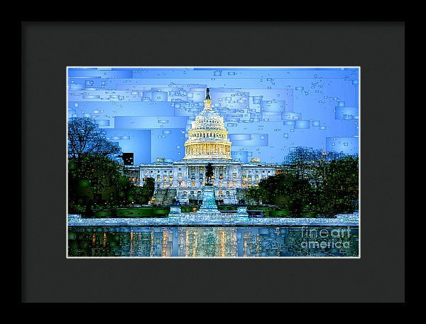 Framed Print - Capitol In Washington D.c