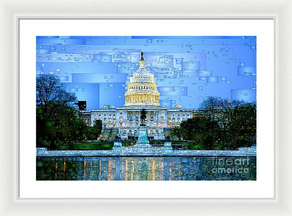 Framed Print - Capitol In Washington D.c