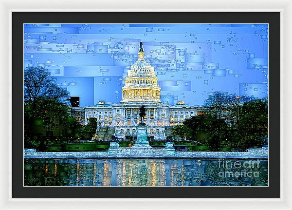 Framed Print - Capitol In Washington D.c