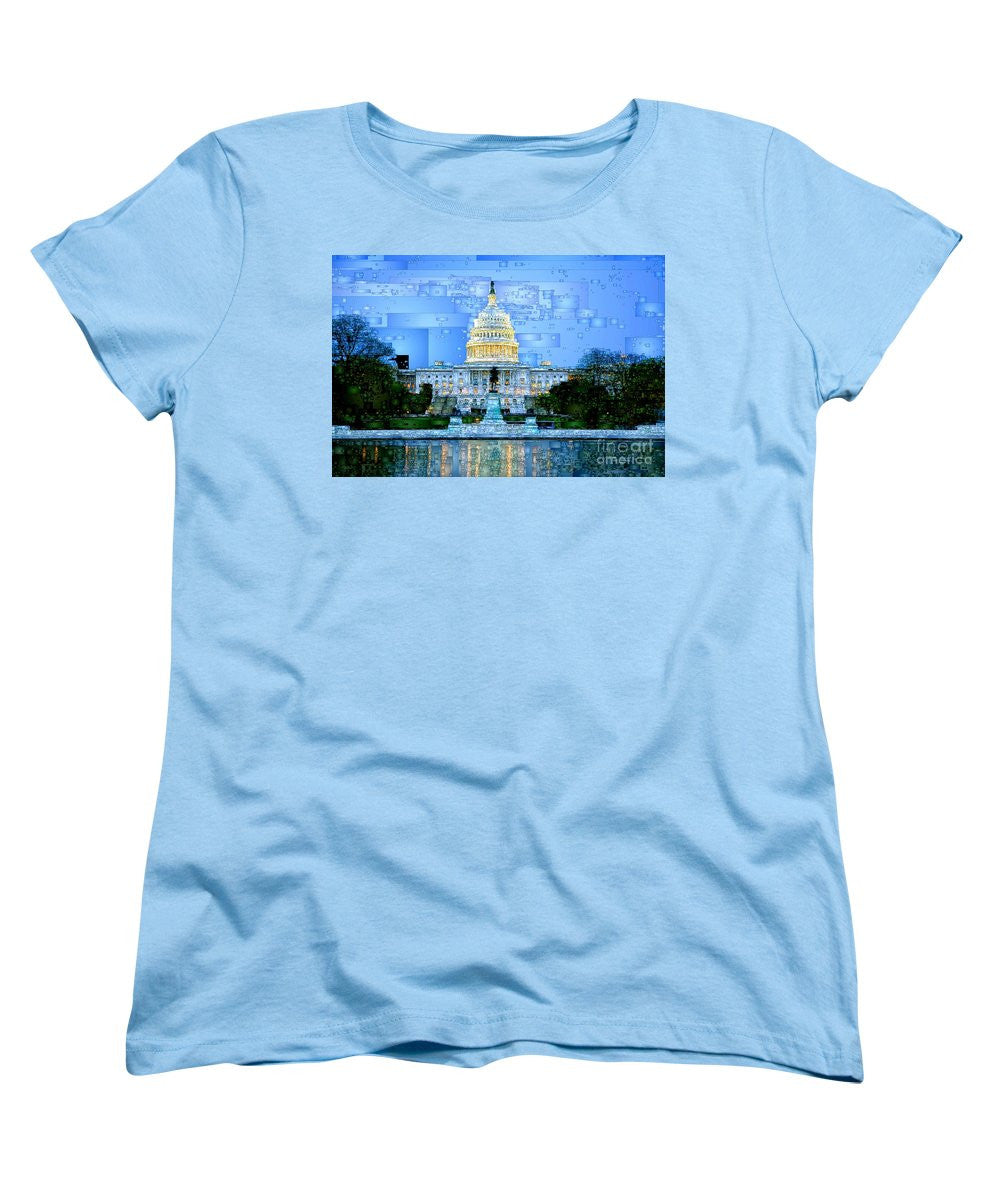 T-shirt pour femme (coupe standard) - Capitole à Washington DC