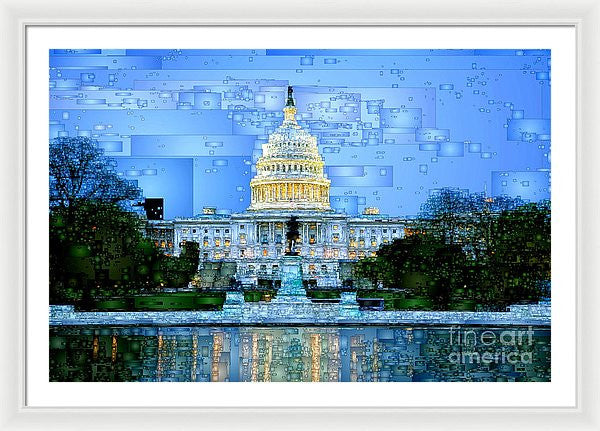 Framed Print - Capitol In Washington D.c