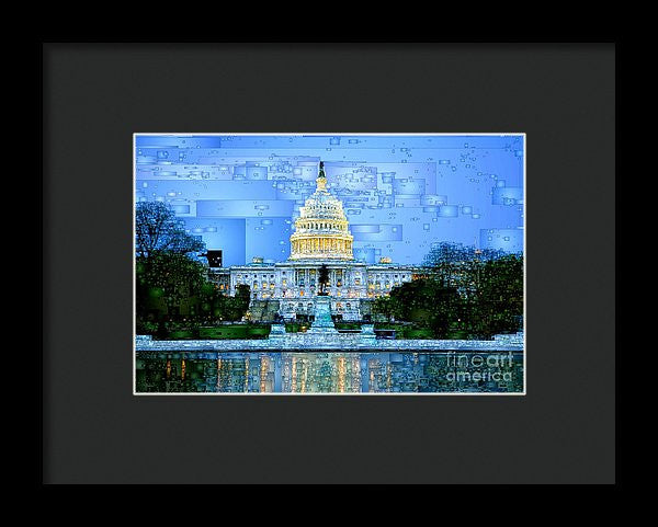 Framed Print - Capitol In Washington D.c