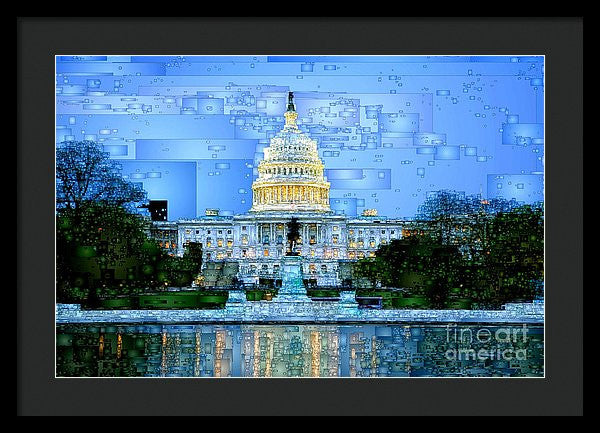 Framed Print - Capitol In Washington D.c