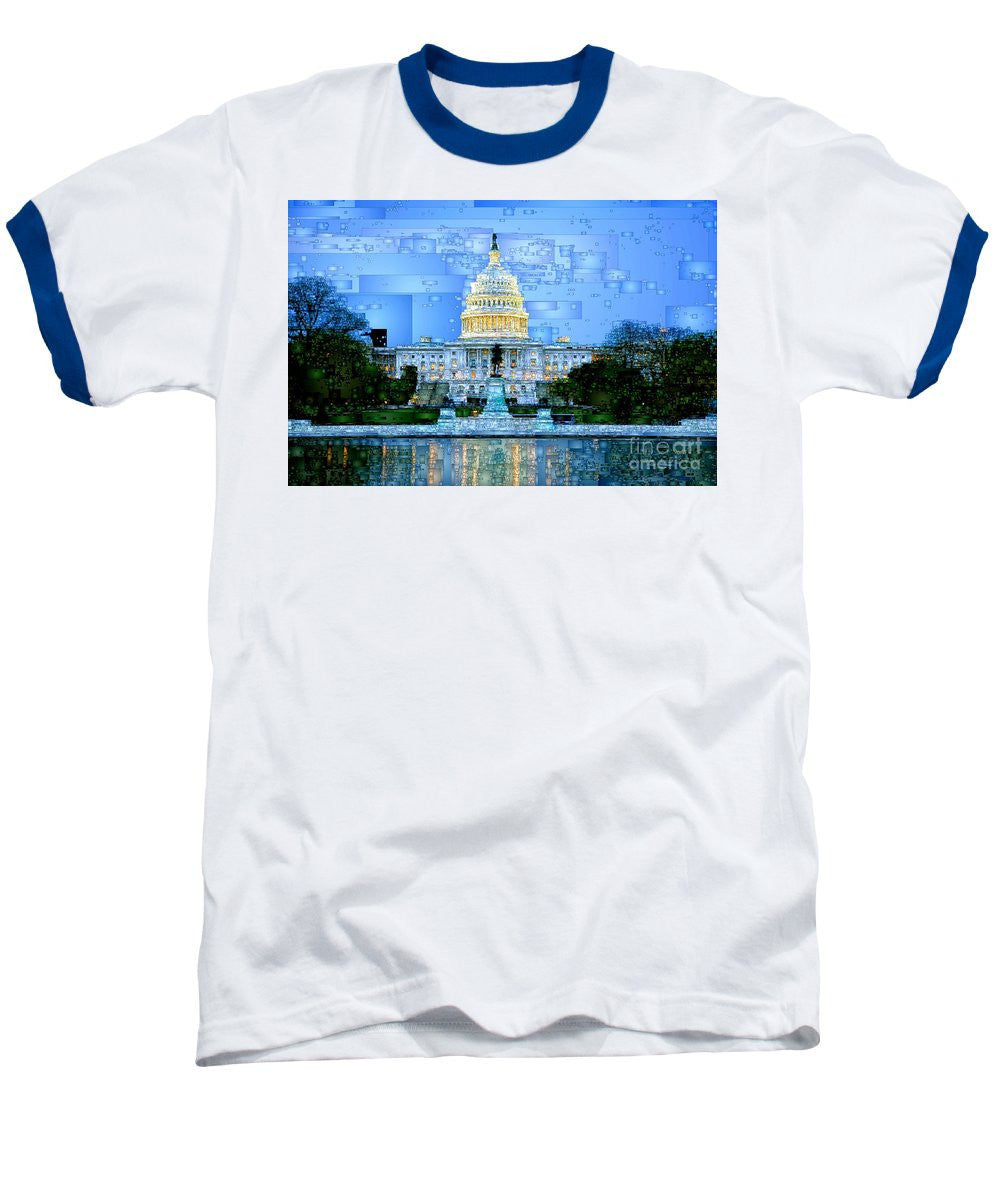 T-shirt de baseball - Capitole à Washington DC