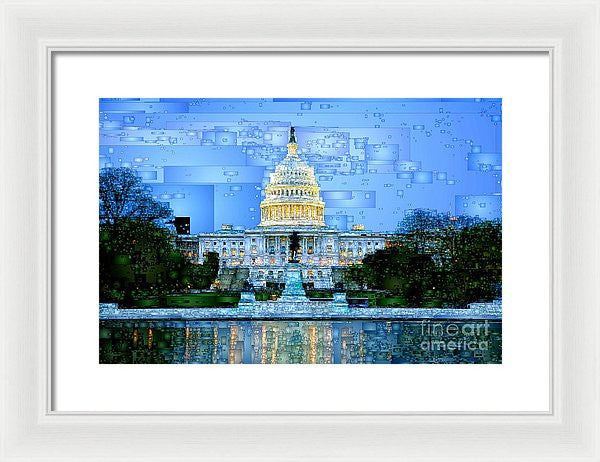 Framed Print - Capitol In Washington D.c