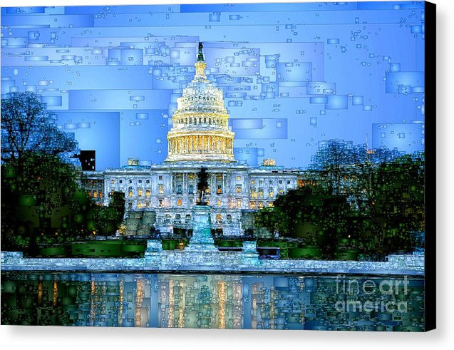 Canvas Print - Capitol In Washington D.c